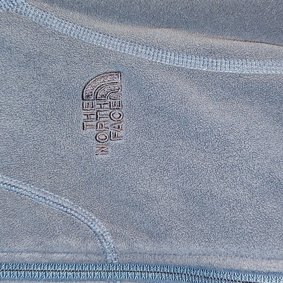 The North Face Teal front zip sweat jacket sz M - Picture 2 of 5